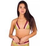 Bikini Top Rip Curl Tallows Sliding Tri Green XS