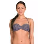 Bikini Sutien O'Neill Molded Wire Bandeau Black Aop W White 36