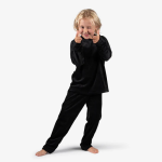 AIRHOLE - Milk Fleece Thermal SET - BLACK W25 (Copii)