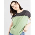 Tricou Kazane Yrsa Charcoal Heather Basil Hot