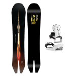 SET Endeavor ARCHETYPE 158 x Legaturi Snowboard CLEW Independence 1.0 2026 - White