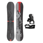 SET Placa Snowboard ENDEAVOR - Sentinal 2026 x Legaturi Snowboard CLEW Independence 1.0 2026 - Black