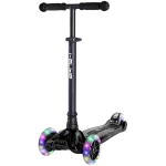 Trotineta Copii i-Glide 3 Wheel (Black) + Scaun Trotineta i-Glide 3 Wheel Scooter Seat (Negru)