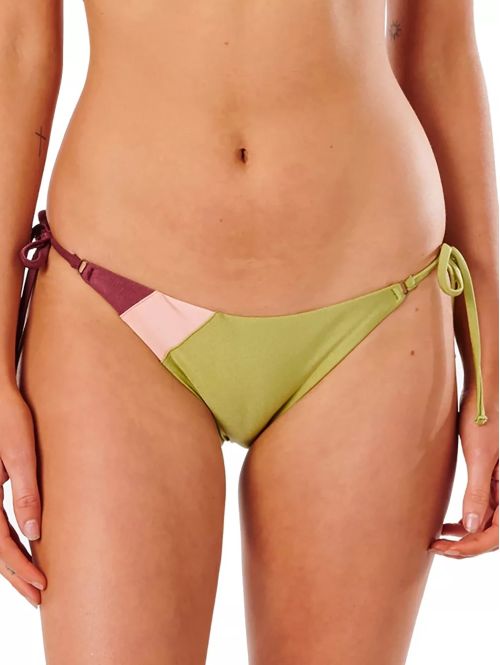 Bikini Rip Curl Tallows High Waist Cheeky Bikini Green M