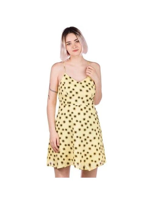 Rochie Kazane Nessa Pastel Yellow Flower Print Yellow XL