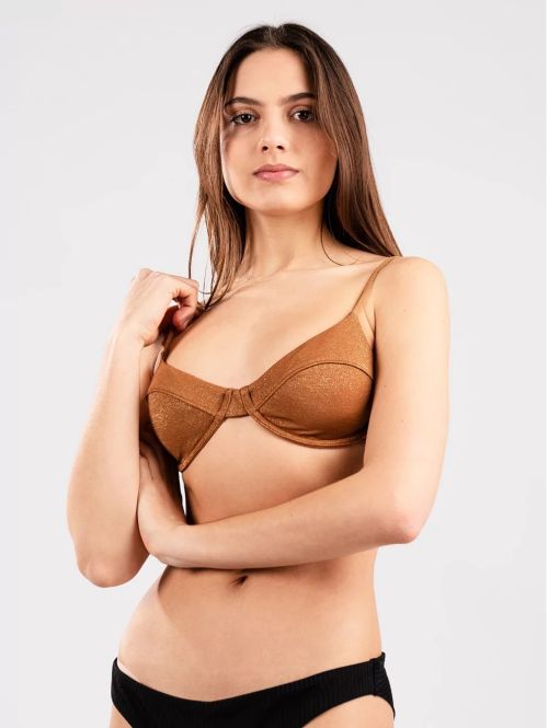 Bikini Top Rip Curl Playbella Balconette Brown S