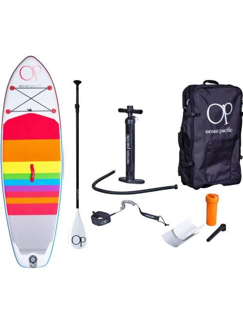 Paddle Board Ocean Pacific Venice All Round 8'6 Inflatable Alb /Roșu/Albastru