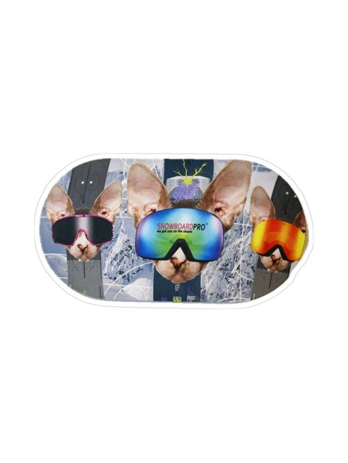 SNOWBOARDPRO Crazy Cats Lens Cover