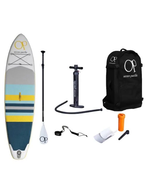 SUP Ocean Pacific Malibu Lite 10'6 Gonflabil Alb /Gri/Galben