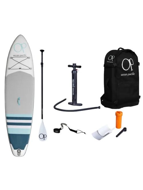 SUP Ocean Pacific Malibu Lite 10'6 Gonflabil Alb /Gri/Turcoaz