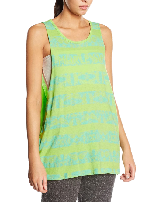 Maiou Hurley Palm Daze Riot Biker Green L