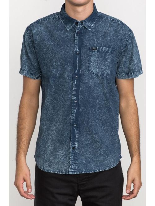 Camasa RVCA Acid Rain Shirt Blue S