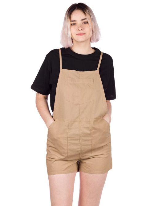 Pantaloni Scurti Salopeta Joanna Dungarees Chinchilla Brown XL