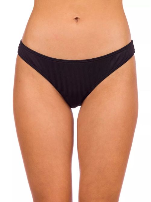 Bikini Damsel Flat Rib Black
