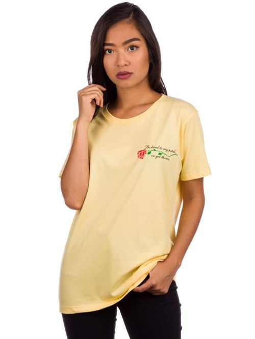Tricou Petals and Peacoks My Petals Yellow