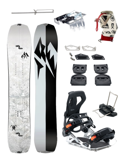 PACHET Splitboard Jones Solution x Legaturi SP Multientry W25