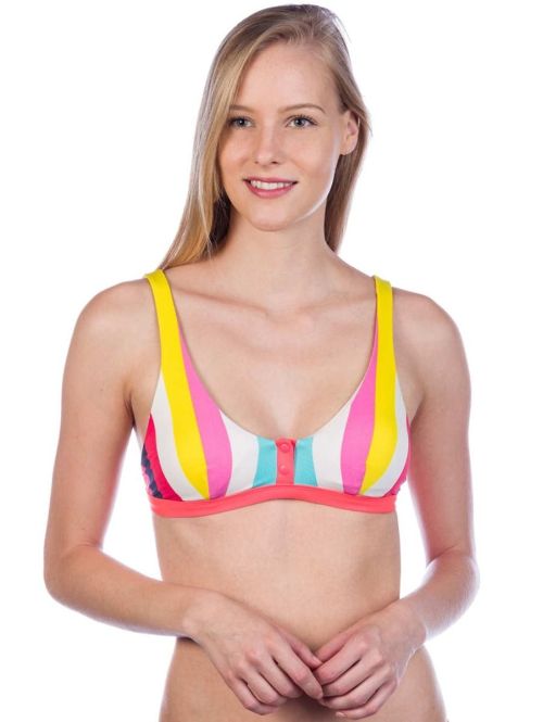 Bikini Sutien Rip Curl Surf Revival Sun Stripe Halter Ibis Rose