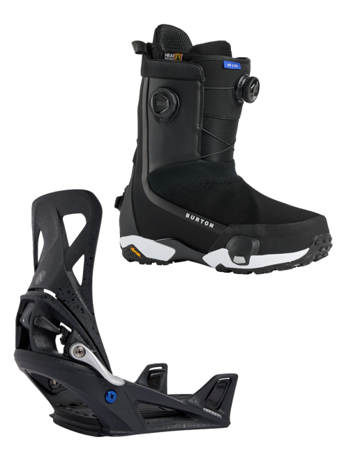 Set BURTON - STEP ON Men's - HIGHSHOT X Black  x Legaturi Snowboard Burton Step On X Men Black M
