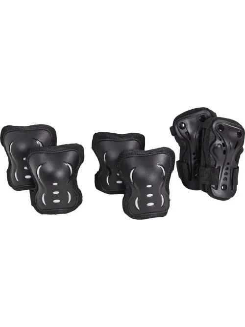 Protecii - HangUp Skate Protectie Copii Pachet 3 buc (Negru)