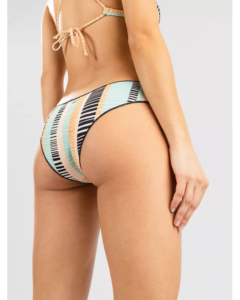 Bikini Rip Curl Ripple Effect Cheeky Bikini Black M