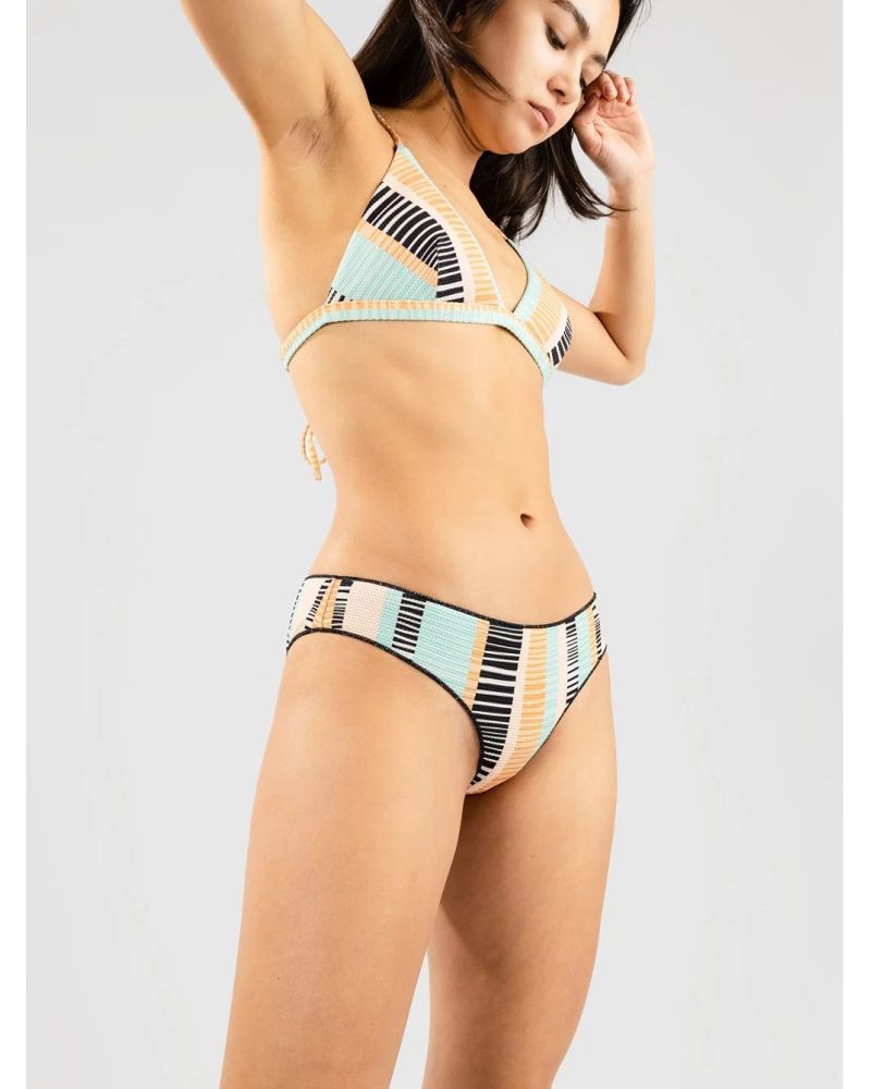 Bikini Rip Curl Ripple Effect Cheeky Bikini Black M