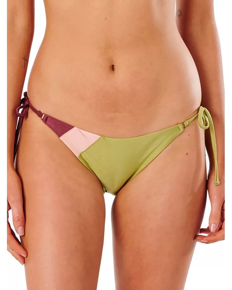Bikini Rip Curl Tallows High Waist Cheeky Bikini Green M