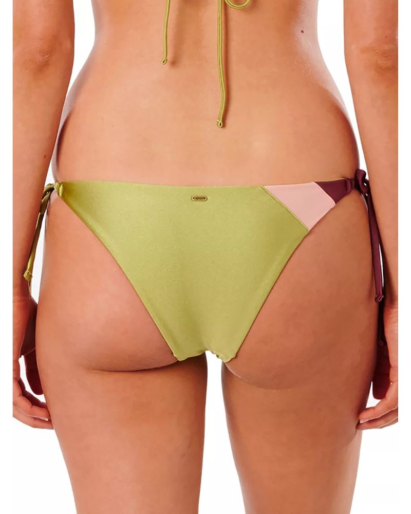 Bikini Rip Curl Tallows High Waist Cheeky Bikini Green M