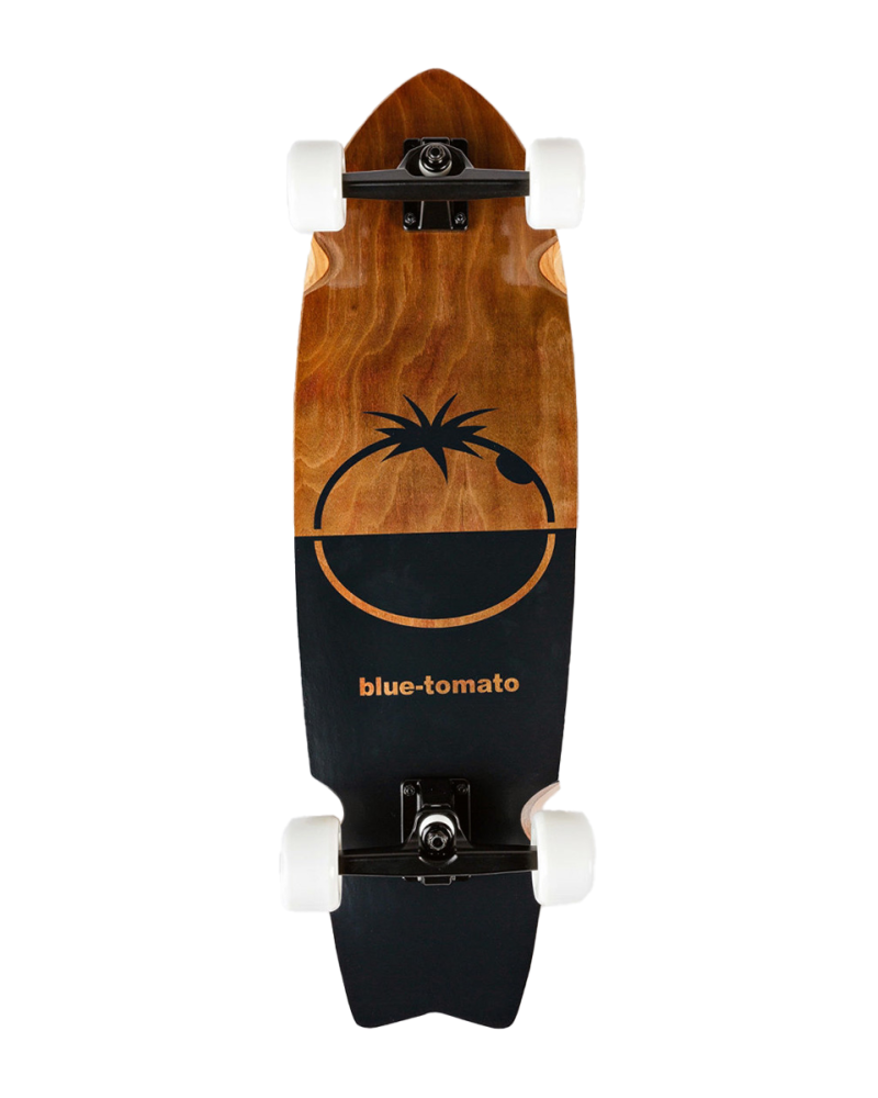 Surfskate Blue Tomato Logo 32" Black
