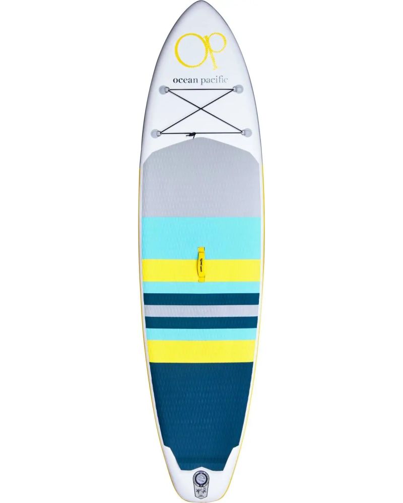Paddle Board Ocean Pacific Malibu All Round 10'6 gonflabil Alb /Gri/Galben