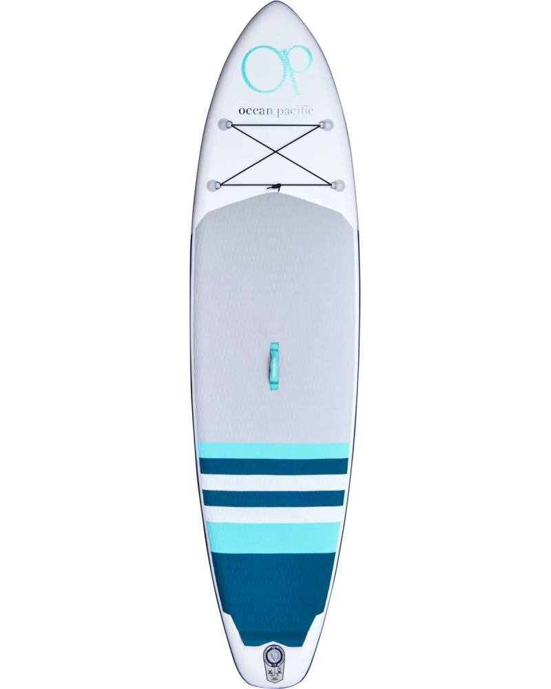 Paddle Board Ocean Pacific Malibu All Round 10'6 gonflabil Alb /Gri/Turcoaz