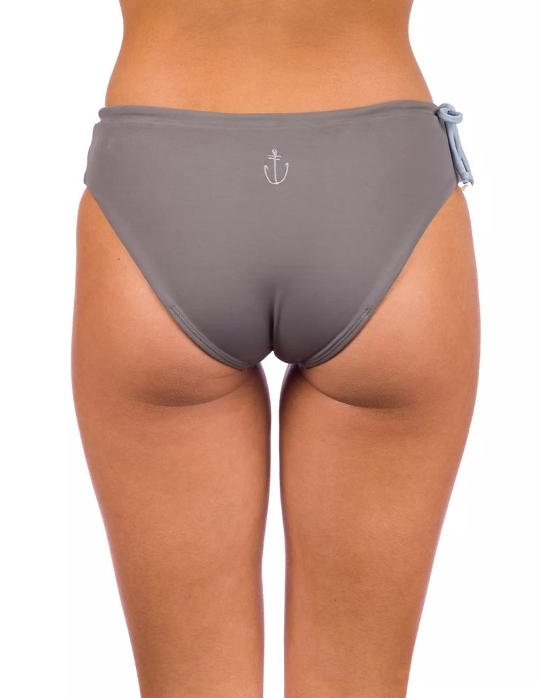 Bikini Bottom Zelaous Basic Surf Bottom Stone Grey Ash XL