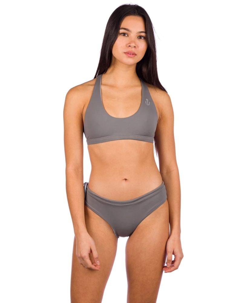 Bikini Bottom Zelaous Basic Surf Bottom Stone Grey Ash XL