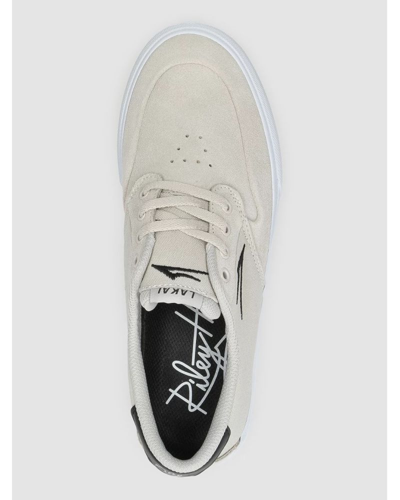 Shoes Lakai Riley 3 White Suede White 46