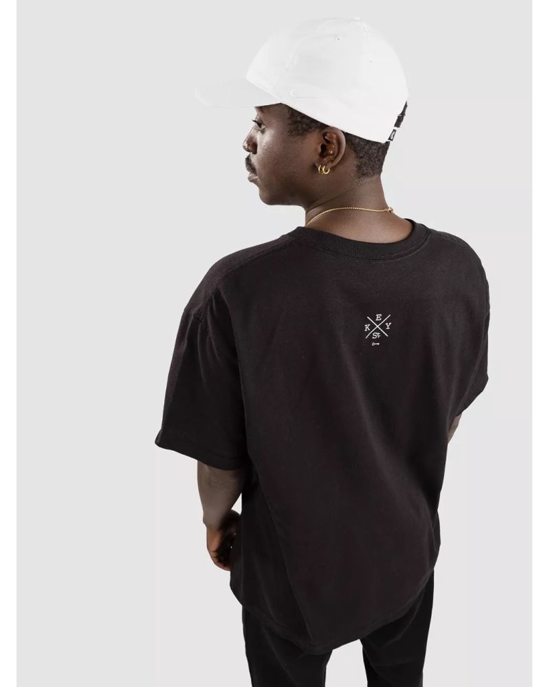 Tricou Key Street Boyfriend Black S
