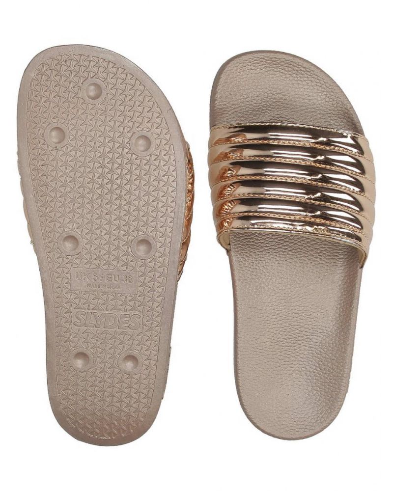 Slapi Slydes Port Rose Gold 37