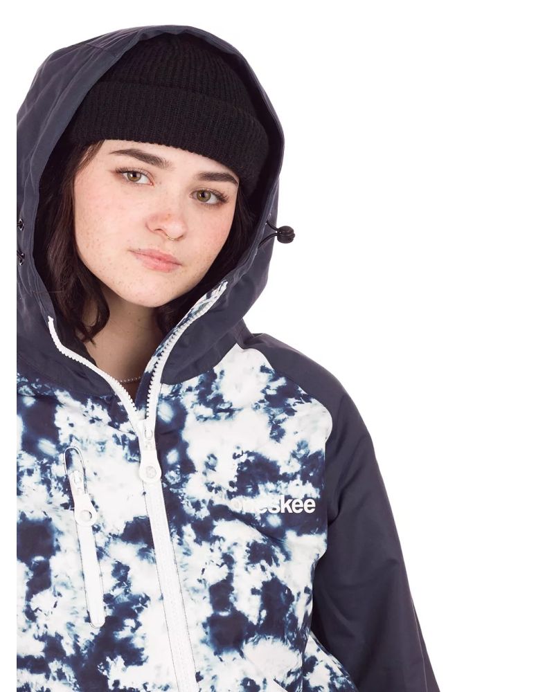 Costum Snow Oneskee Original Pro Long Overall Blue Tie Dye LXL