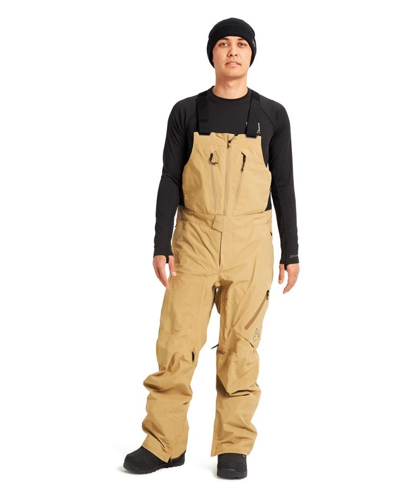 Salopeta Snow Burton AK Gore-Tex Cyclc Bib Kelp Brown