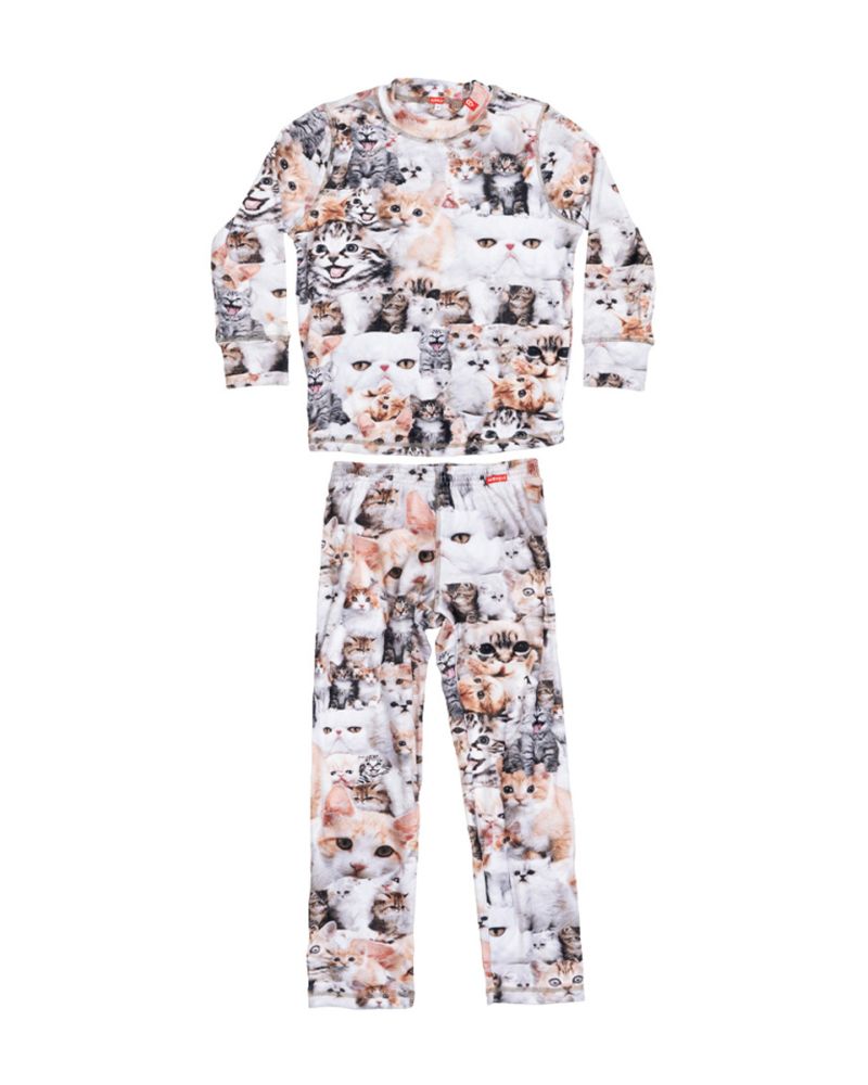 AIRHOLE - Milk Fleece Thermal SET - MEOW W24 (Copii)