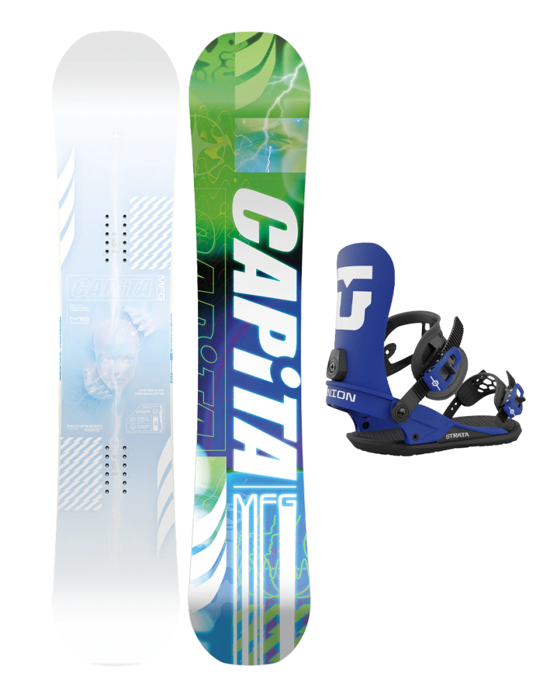 SET CAPiTA PATHFINDER REVERSE CAMBER x Legaturi UNION STRATA
