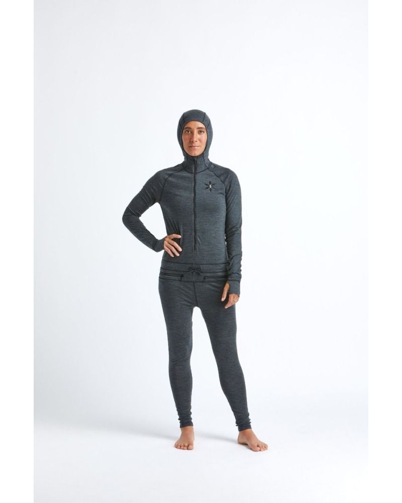 AIRBLASTER Women's Ninja Suit MERINO WOOL Black