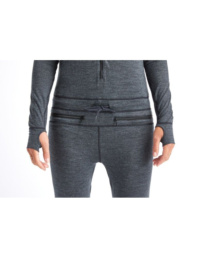 AIRBLASTER Women's Ninja Suit MERINO WOOL Sangria