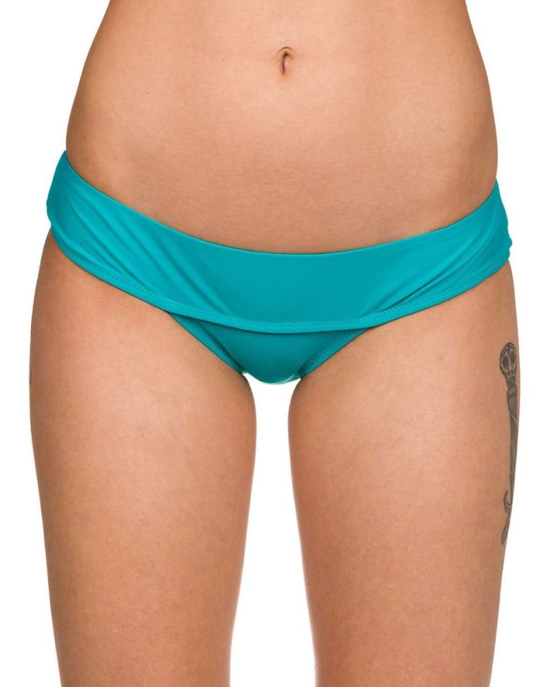 Bikini Volcom Simply Solid Modest Turcoaz