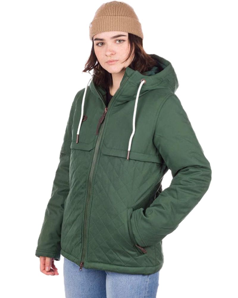 Geaca Iarna Kazane Mina Pineneedle Green