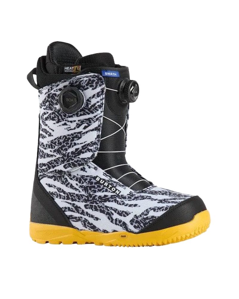 Boots Snowboard BURTON - Men's - SWATH BOA ZEBRA/GLDROD W25