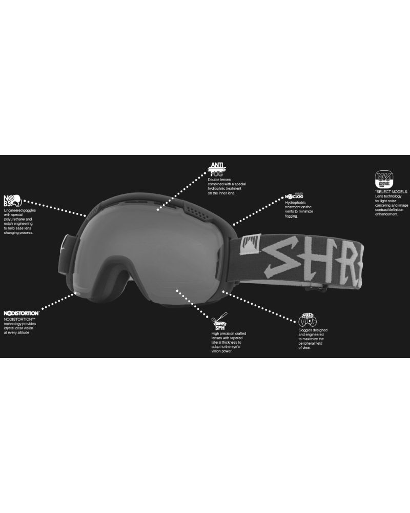 Ochelari Ski Snowboard SHRED Smartefy La Tigre Gray-NOU