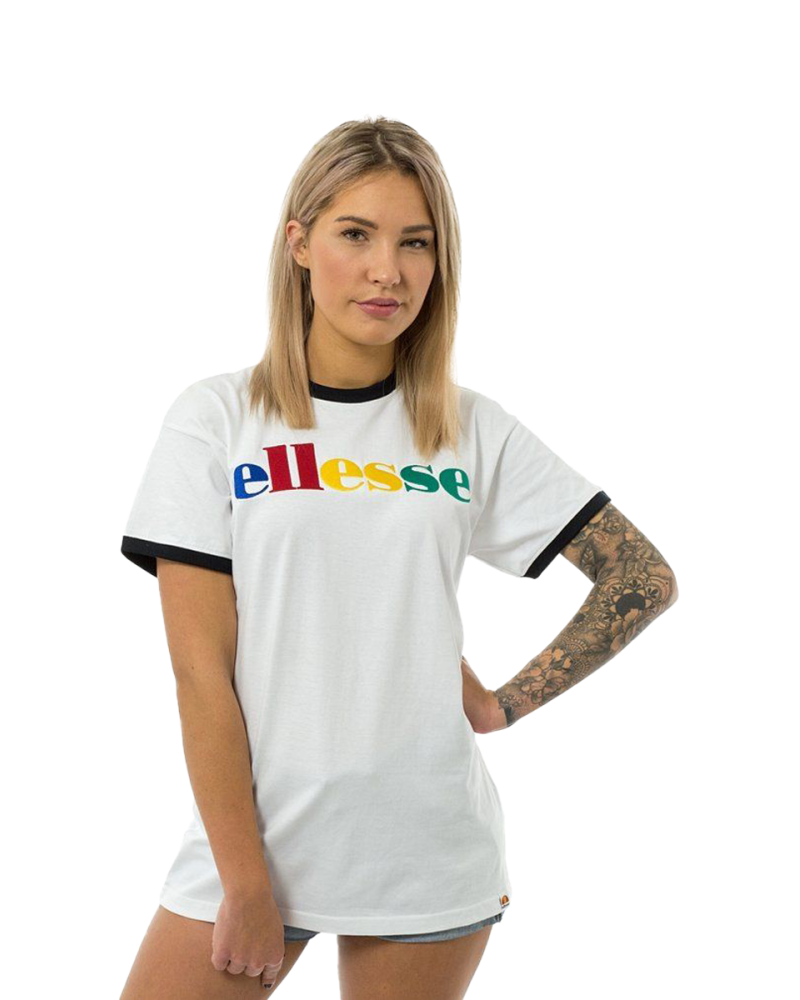 Tricou Ellesse R Multi Logo White