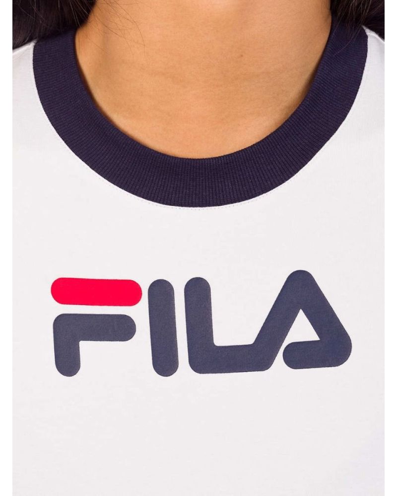 Maiou Fila Archive Crop White