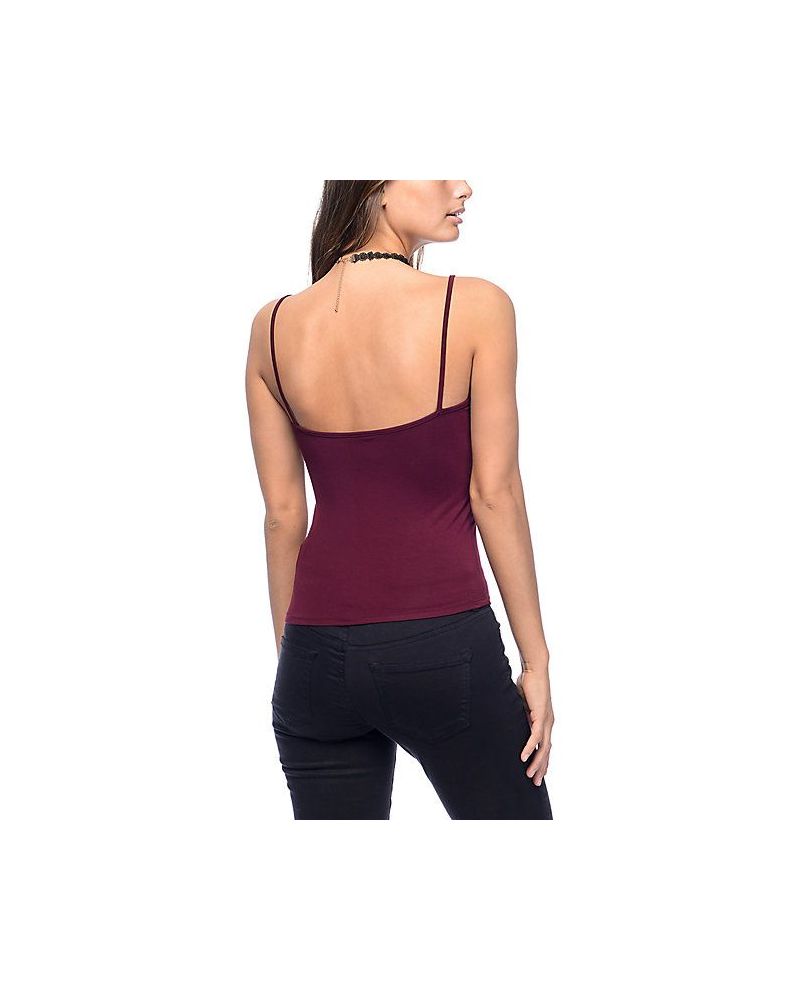 Maiou Zine Rose Tank Top Red
