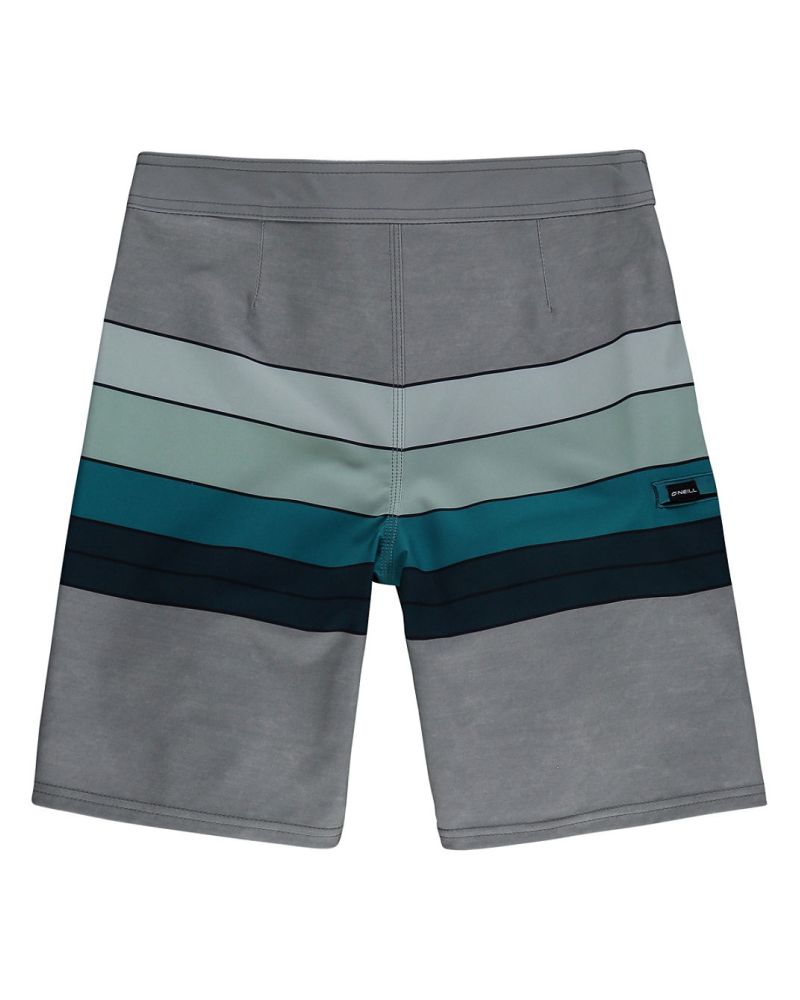 Short de baie O'Neill Hyperfreak Heist Line Grey Aop-152
