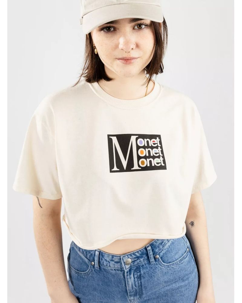 Tricou Monet Skateboards M(ONETx3) Natural Beige
